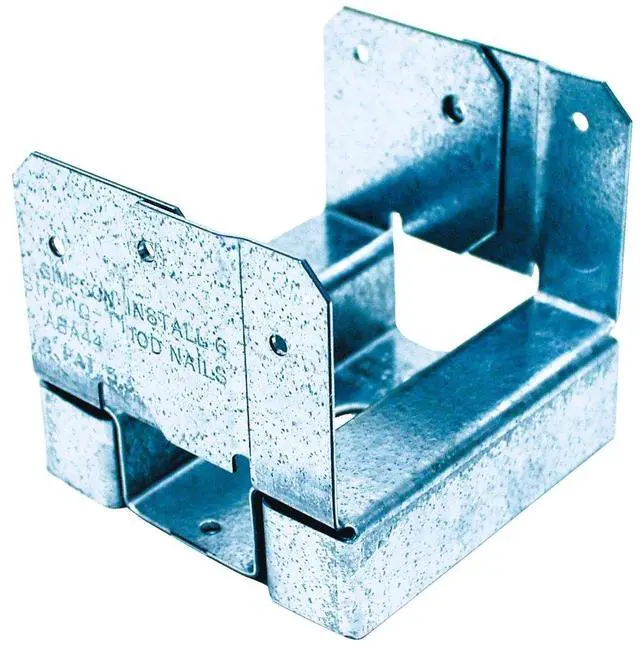 Main image of ABA44Z ABA ZMAX Galvanized Adjustable Standoff Post Base for 4x4 (Pack of 20)