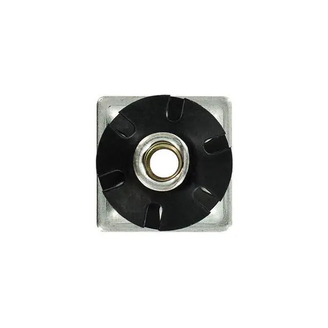 Alt view image 4 of 6 - Industries Double Star Threaded Caster Insert | Heat Treated Steel | Fits 1-1/4 Inch Square 16-18 Gauge Tube | Thread: 5/16-18 | 100 Pack
