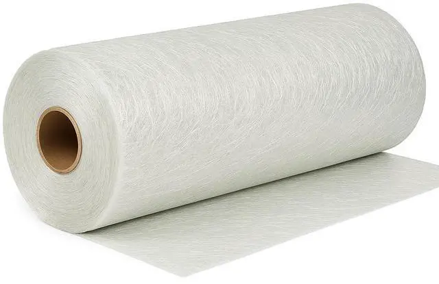Main image of Fiberglass Chopped Strand Mat 1.5 oz Full Roll| 50 inches Wide x 204 Feet Long | 68 Yards Rolled | Hand Layup, Vacuum Bagging, Polyester or Vinyl Ester Resins