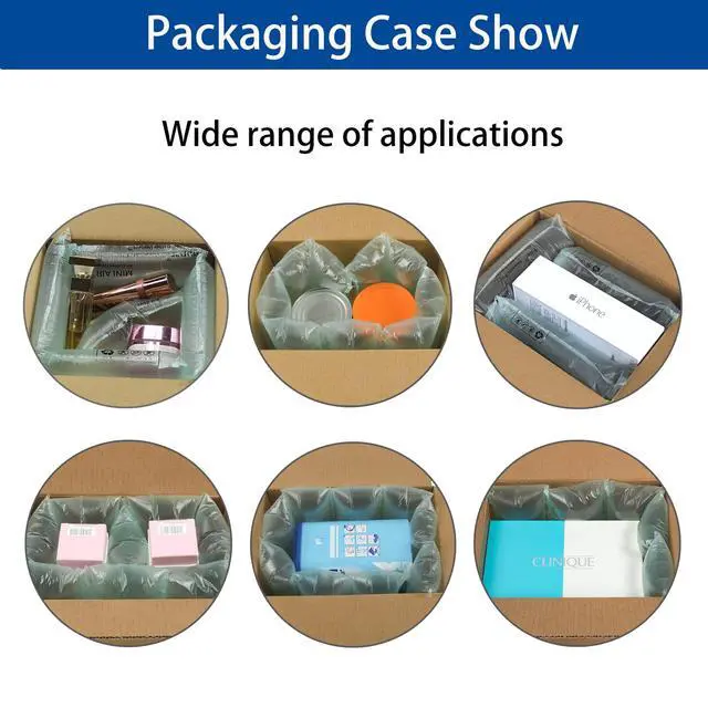 Alt view image 5 of 6 - MINI AIR EASI EA2/EA2S Air Pillows for Shipping, Packaging Air Bags, 8"X4" 4000Pcs 1312 FT Per Roll, Inflatable Supplies Box Filler, Air Cushion Film, 2 Roll