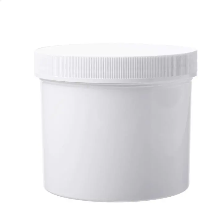Main image of Wide-Mouth Jar with Cap, 32 oz, White, 40 Piece