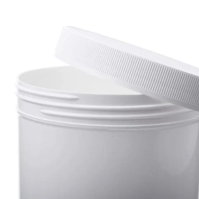 Alt view image 3 of 6 - Wide-Mouth Jar with Cap, 32 oz, White, 40 Piece
