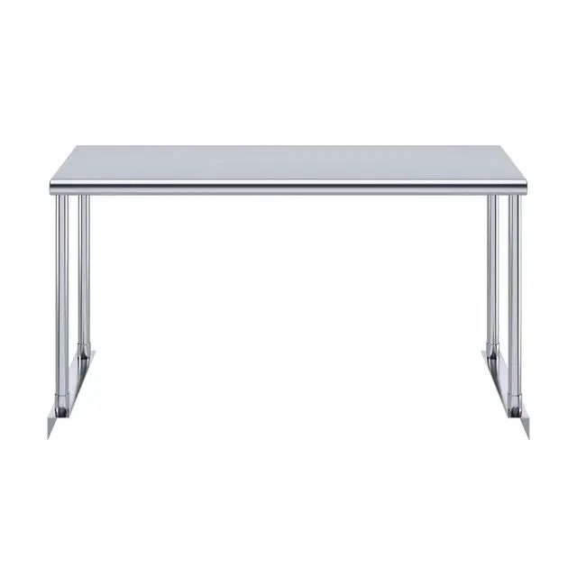Alt view image 4 of 6 - Stainless Steel Single Overshelf for 36" Long Prep Table. 12" Wide x 36" Long x 18" High
