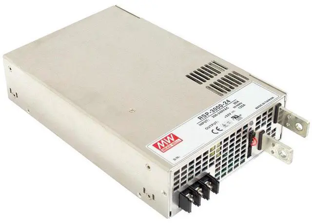 Main image of RSP-3000-48 Enclosed Switching AC-to-DC Power Supply, Single Output, 48V, 0-62.5A, 3000W, 2.5" H x 7.0" W x 10.9" L