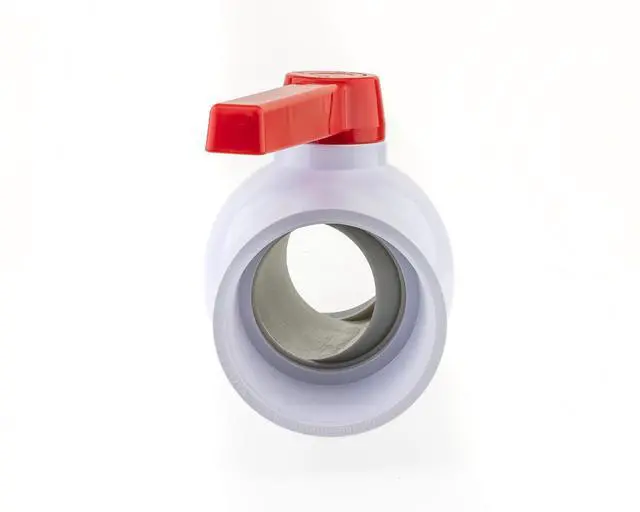 Alt view image 3 of 6 - PVC Shut-Off Ball Valve 4" - 150 psi - Schedule 40 - Threaded (2-Pack)