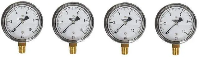 Main image of KC25-10# Low Pressure Gauge 10 PSI (4)