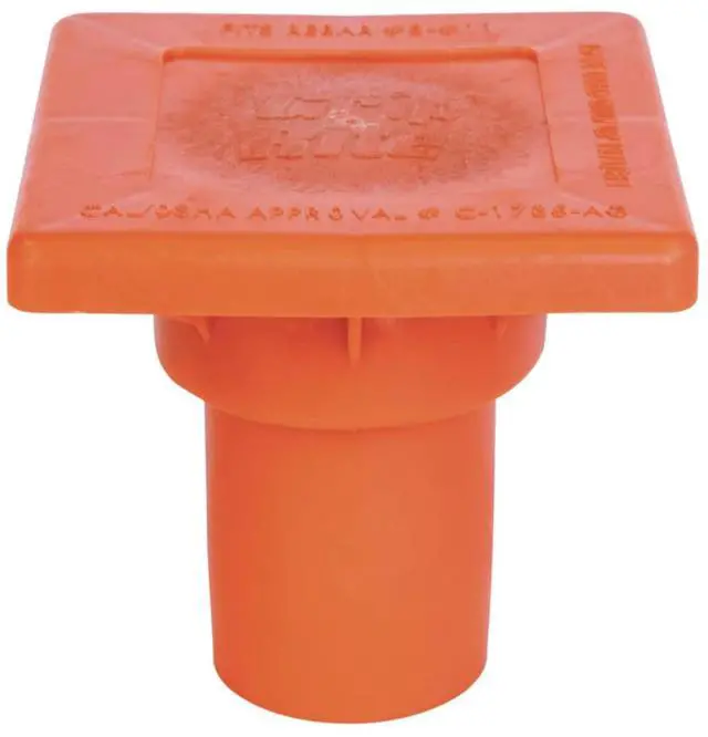 Main image of Construction Rebar Impalement Protective Safety Cap - OSHA Approved #3-#11 Rebar Type S - OSHA Square - (10M-25M) (OSHA Approved Cap, 25)