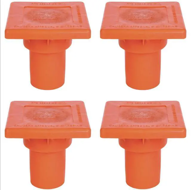 Alt view image 3 of 4 - Construction Rebar Impalement Protective Safety Cap - OSHA Approved #3-#11 Rebar Type S - OSHA Square - (10M-25M) (OSHA Approved Cap, 25)