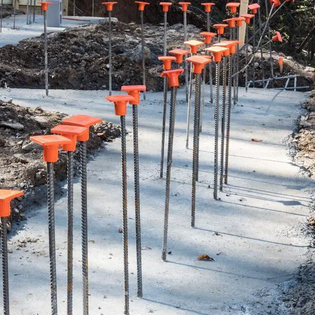 Alt view image 4 of 4 - Construction Rebar Impalement Protective Safety Cap - OSHA Approved #3-#11 Rebar Type S - OSHA Square - (10M-25M) (OSHA Approved Cap, 25)