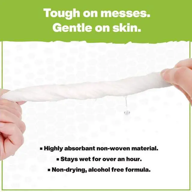 Alt view image 4 of 6 - Original Cleaning Wipes, Heavy-Duty Multi-Surface Hand & Tool Wipes, Water-Based, Safe on Skin, 600 Count (6 Packs of 100), 15 x 10 Inch
