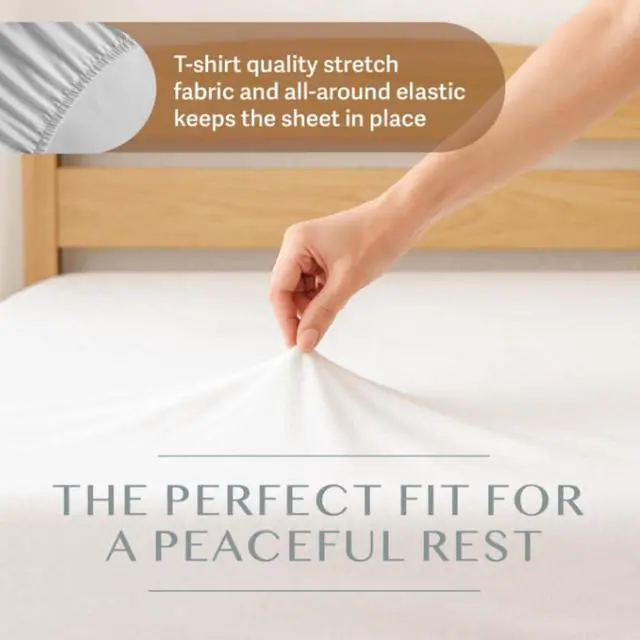 Alt view image 6 of 6 - 36 Pack Fitted Hospital Bed Sheets with Elastic All Around for a Cotton Rich Soft Knitted Jersey Sheet, 36 x 84 x 12 | Perfect Fit, Elastic All Around, Fitted