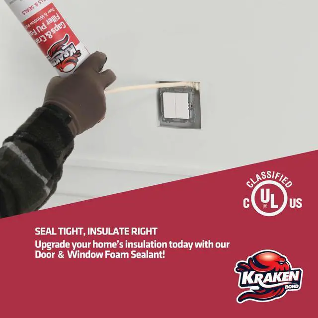 Alt view image 5 of 5 - Gaps & Cracks Expanding Foam Sealant - (48x12oz) High Expansion Polyurethane Spray Foam for Window & Door, Straw Use Waterproof High Yield Gap Filler - 48 Pack