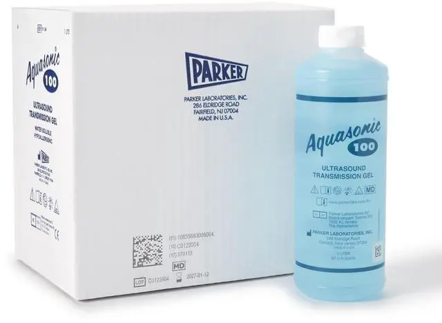 Main image of Aquasonic Ultrasound Gel Blue 1 Liter Bottle 01-34, Pack of 12