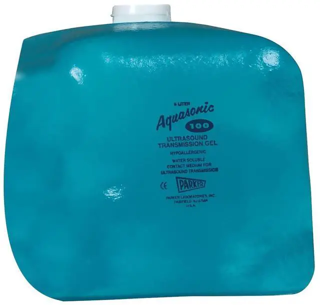 Main image of Aquasonic Ultrasound Gel Blue, 5 Liter Jug 01-50, Case of 4
