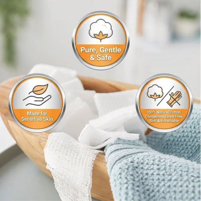 Alt view image 6 of 6 - Non-Sterile Gauze Pads 3x3 Inch (4000 Count Bulk Pack) - 12-Ply 100% Cotton Non-Sterile Woven Sponges for Wound Care & First Aid - Highly Absorbent & Breathable Medical Supplies