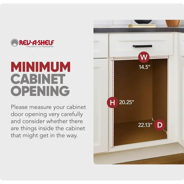 Alt view image 4 of 6 - Double 35 Qt Pullout Trash Cans with Soft-Close for Under Kitchen Cabinets, Min Opening Width of 14.5", Orion Gray, 53WC-1835SCDM-213