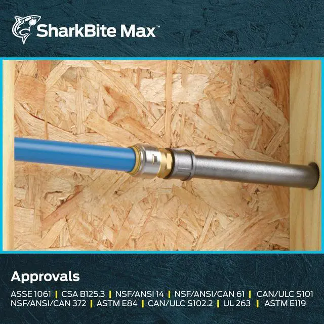 Alt view image 4 of 4 - Max Male Adapter, 3/4 in Push-to-Connect x 3/4 in MNPT, Pack of 12, Brass Plumbing Fitting, UR134
