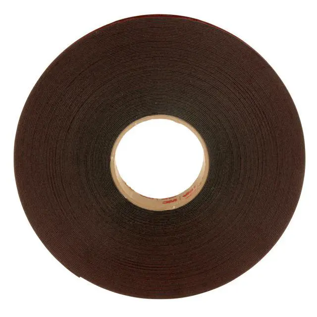 Alt view image 4 of 6 - VHB Tape 5952 Double-Sided Acrylic Foam Tape - Heavy Duty, Industrial Mounting Tape - 1 inch width x 36 yards length, 45 mil thick, 2 rolls/case - Black