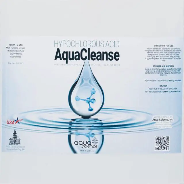 Alt view image 2 of 4 - Hypochlorous Acid (5 Gallon Pail) For Cleaning (Dental & Medical Professionals). All Natural HOCL Surface Cleaner For ULV Fogging Machines (Foggers) (5 Gallon Pail)