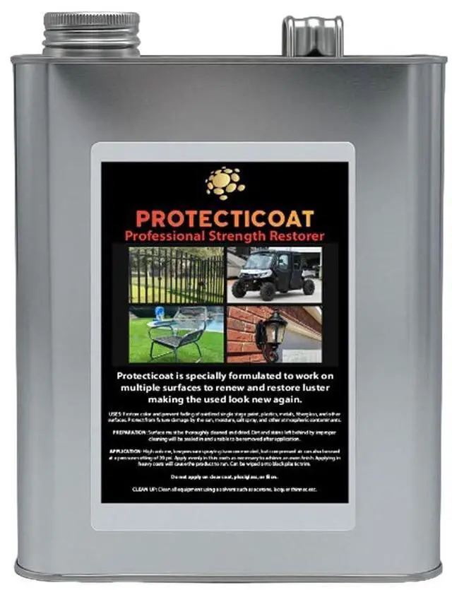 Main image of Protecticoat Oxidation Remover & Plastic Restorer - Protective Coating for Metal, Plastics, Fiberglass, and Single Stage Paint (1 Gallon)