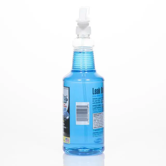 Alt view image 3 of 4 - Leak Bubbles Blue HVAC & Gas Detector, 1 Quart Spray, Fastest-Acting Leak Detector in Today's Market - Safe, Non-Corrosive, Long-Lasting Bubbles & Detects Micro Leaks, (Pack of 12)