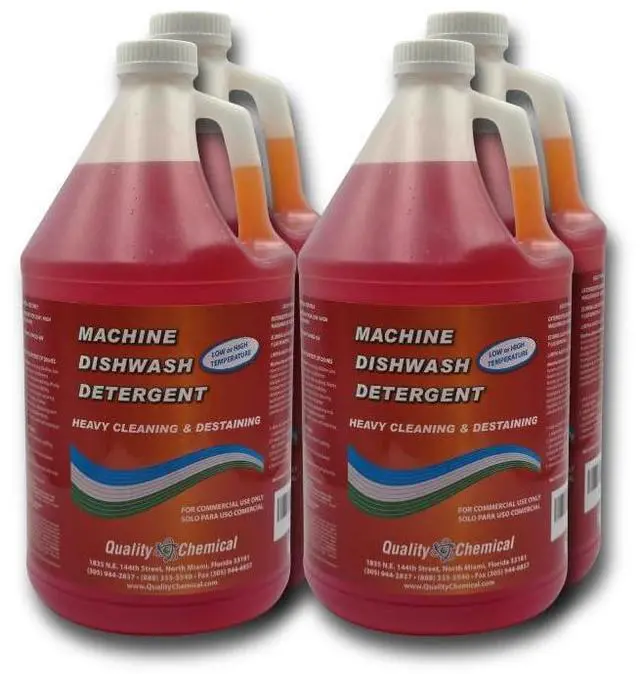 Main image of Commercial Industrial Grade Machine Dishwash Detergent - A premium grade detergent for low or high temp dishwash machines-4 gallon case