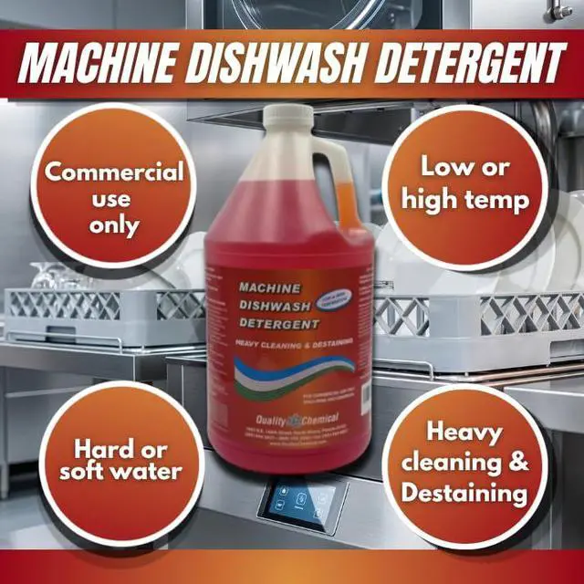 Alt view image 2 of 6 - Commercial Industrial Grade Machine Dishwash Detergent - A premium grade detergent for low or high temp dishwash machines-4 gallon case