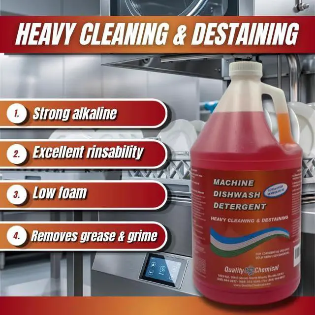 Alt view image 3 of 6 - Commercial Industrial Grade Machine Dishwash Detergent - A premium grade detergent for low or high temp dishwash machines-4 gallon case