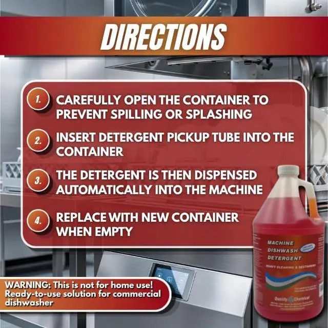 Alt view image 4 of 6 - Commercial Industrial Grade Machine Dishwash Detergent - A premium grade detergent for low or high temp dishwash machines-4 gallon case
