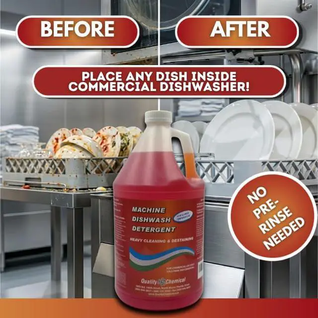Alt view image 5 of 6 - Commercial Industrial Grade Machine Dishwash Detergent - A premium grade detergent for low or high temp dishwash machines-4 gallon case
