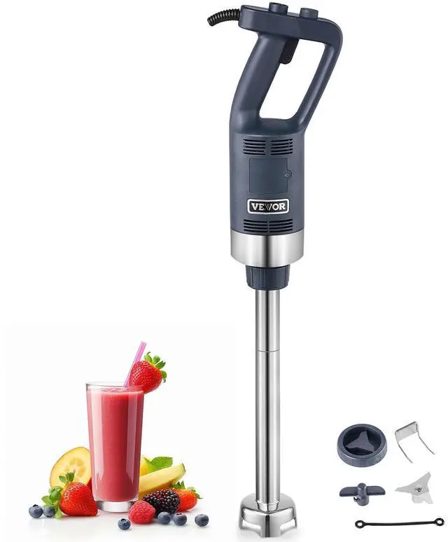 Main image of Commercial Immersion Blender, 500W Heavy Duty Hand Mixer, 16 inch Stepless Variable Speed Mixer with Stainless Steel Blade, Multi-Purpose Portable Mixer for Soup, Sauces, Mashed Potatoes, Cream