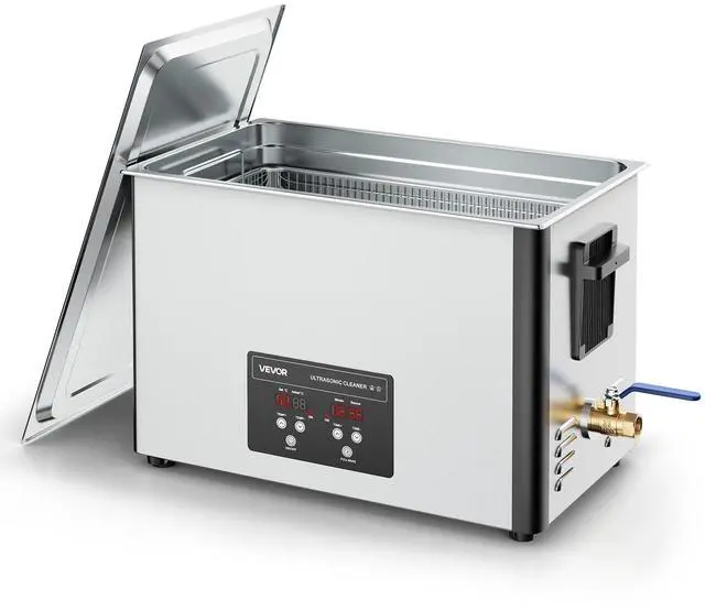 Main image of 30L Ultrasonic Cleaner, Professional Ultrasonic Cleaner Machine with Cleaning Basket & Digital Display, 480W Stainless Steel 40kHz Industrial Cleaning Machine for Parts, Carburetors, Instruments