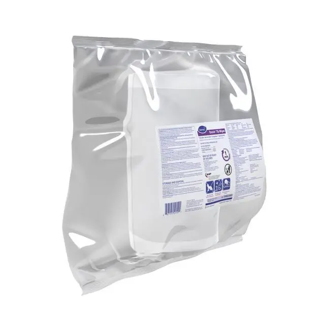 Alt view image 3 of 6 - Diversey 100823906 Tb Disinfectant XL Wipes, Accelerated Hydrogen Peroxide Based Cleaner Disinfectant, Ready-to-Use, Unscented, 160-Wipes, 1 Refill Bag (Pack of 4)