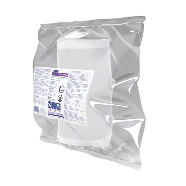 Alt view image 4 of 6 - Diversey 100823906 Tb Disinfectant XL Wipes, Accelerated Hydrogen Peroxide Based Cleaner Disinfectant, Ready-to-Use, Unscented, 160-Wipes, 1 Refill Bag (Pack of 4)