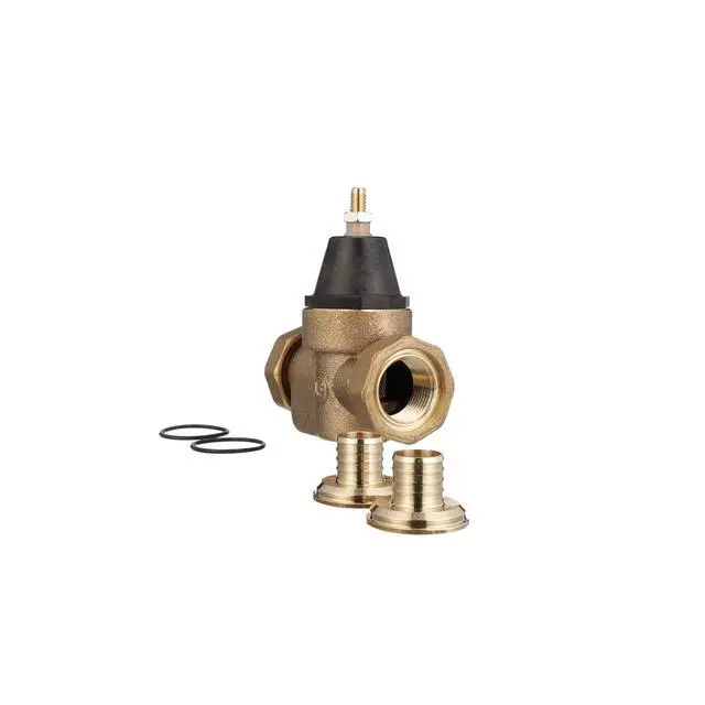 Alt view image 4 of 6 - LFN45B Series 1" Lead-Free Cast Copper Silicon Alloy Water Pressure Reducing Valve, Crimp Double Union End Connections, Elastomer Disc, Adjustable Pressure 25 to 75 psi, Maximum 400 psi