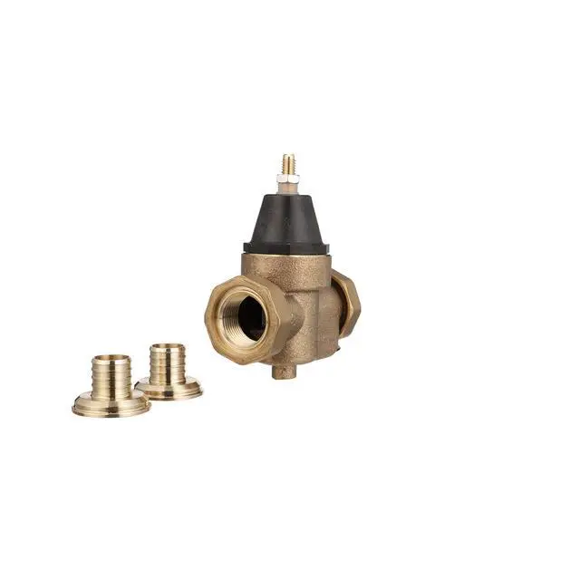 Alt view image 5 of 6 - LFN45B Series 1" Lead-Free Cast Copper Silicon Alloy Water Pressure Reducing Valve, Crimp Double Union End Connections, Elastomer Disc, Adjustable Pressure 25 to 75 psi, Maximum 400 psi