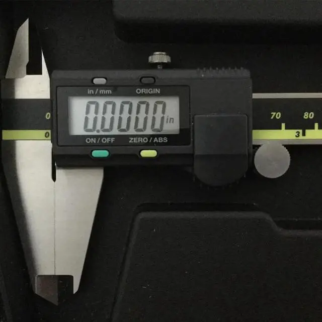 Alt view image 3 of 5 - Mittuttoyo 500-196-30 Digimatic Caliper 6" (150mm) AOS Encoder Stainless Steel Electronic Vernier Caliper with.0005"/0.01mm Resolution for Accurate Measurement