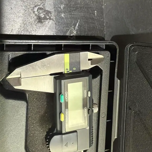 Alt view image 5 of 5 - Mittuttoyo 500-196-30 Digimatic Caliper 6" (150mm) AOS Encoder Stainless Steel Electronic Vernier Caliper with.0005"/0.01mm Resolution for Accurate Measurement