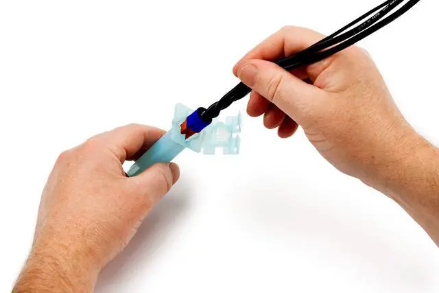 Alt view image 2 of 6 - Direct Bury Splice Kit DBO/B-6 (BULK), 18-12 AWG, UV-Resistant, Steel Spring, Flame Retardant Insulation, Box of 100 Splice Tubes and 100 O/B Connectors
