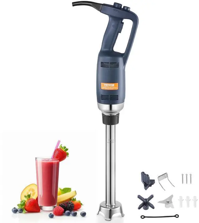 Main image of Commercial Immersion Blender, 350W Heavy Duty Hand Mixer, 16 inch Stepless Variable Speed Mixer with Stainless Steel Blade, Multi-Purpose Portable Mixer for Soup, Sauces, Mashed Potatoes, Cream
