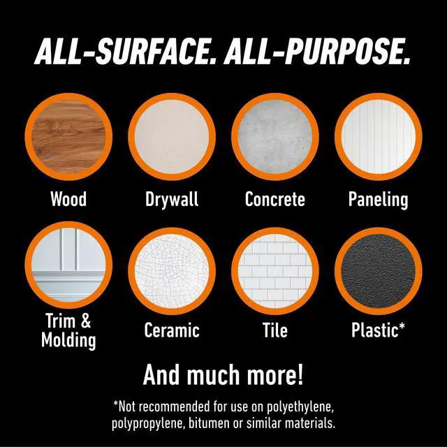 Alt view image 3 of 6 - Max Strength Construction Adhesive, Clear Glue, 9 Ounce Cartridge (Pack of 12) - Gap Filling and Waterproof