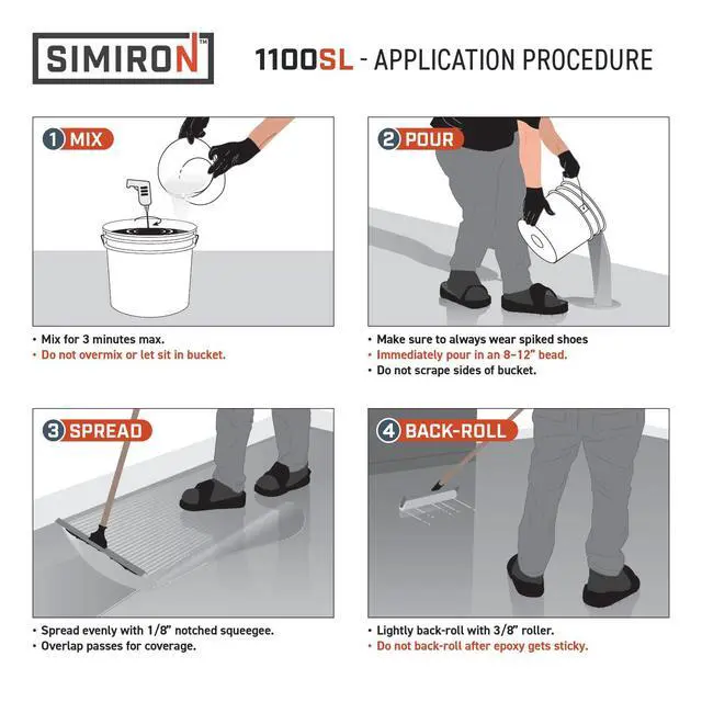 Alt view image 2 of 6 - Epoxy Resin Coating 3 Gallon Kit - Light Gray - Standard Cure Speed - for Floors, Counter Tops, Garages & More -100% Solids -2 Components - Self Leveling, Chemical Resistant, Solvent-Free