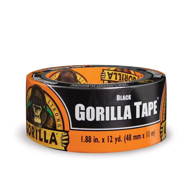 Alt view image 2 of 6 - Black Duct Tape, 1.88" x 12 yd, Black, (Bulk Pack of 18)