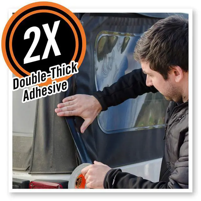 Alt view image 5 of 6 - Black Duct Tape, 1.88" x 12 yd, Black, (Bulk Pack of 18)
