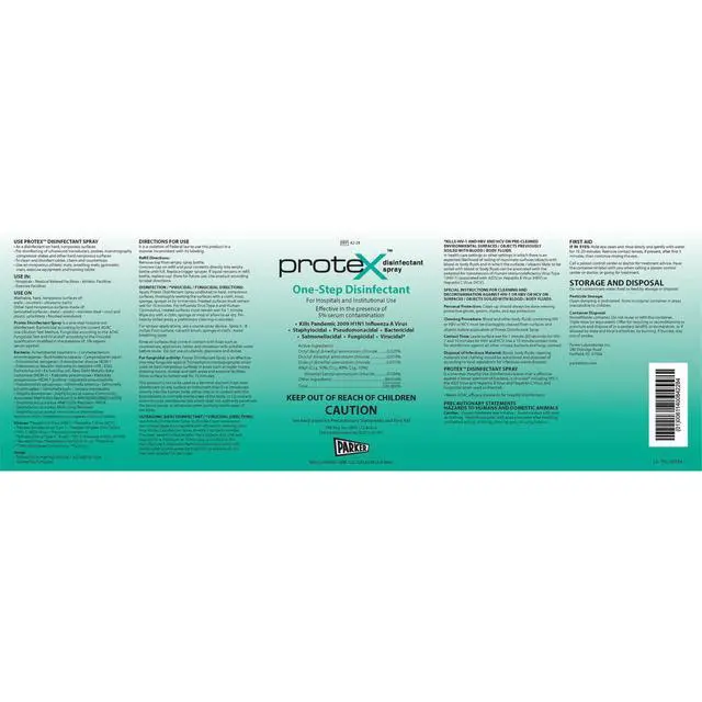 Alt view image 2 of 2 - Parker Labs 42-28 Alcohol Free Disinfectant - Gallon Size (Pack of 4)