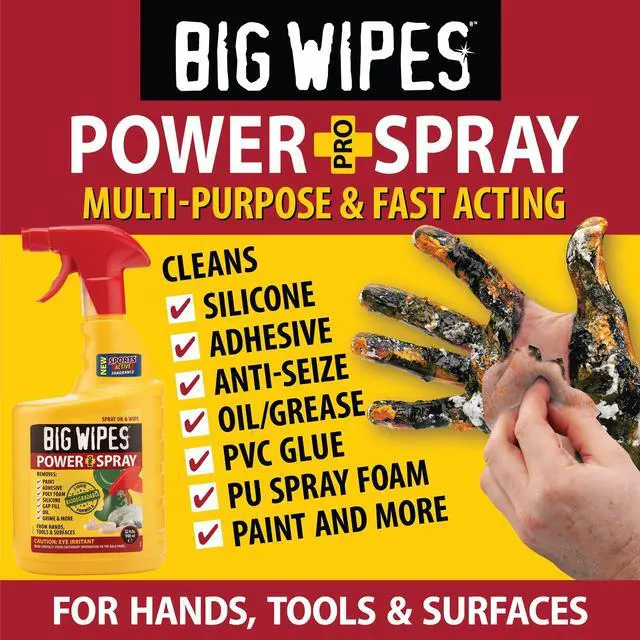 Alt view image 4 of 6 - Power Spray Heavy Duty Cleaning Solution for Tough Grime, Garage, Shop, and Professional Jobsite Use - 32 Ounces (8 Pack)