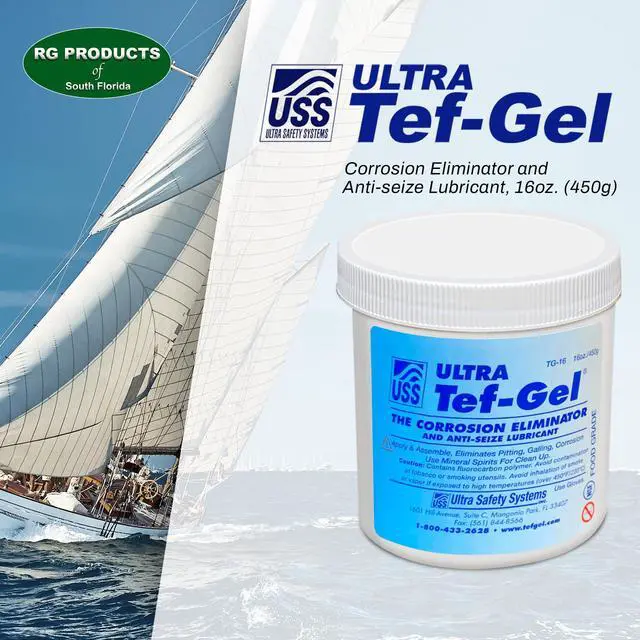 Alt view image 2 of 6 - Ultra Anti-Corrosion & Grease for Stainless Steel Protection, Sailboat Rigging Hardware Protection, Saltwater Lubricant, Corrosion Eliminator Original Anti-Seize Lubricant, 16 oz Tub