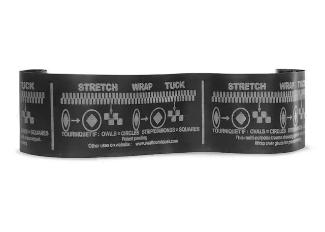Alt view image 3 of 6 - Tourniquet Black 10 Pack, Emergency First Aid Equipment for Massive Hemorrhage Control, Made in The USA