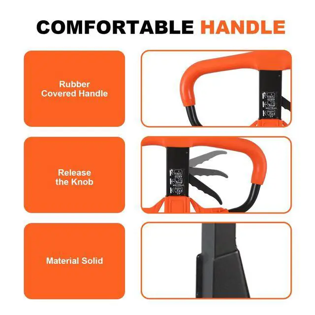 Alt view image 5 of 6 - Tory Carrier Pallet Jack Truck 5500 lbs Capacity, 21" x 48" Forks, Heavy Duty Manual Pallet Truck for Narrow Aisles Warehouse, Workshops