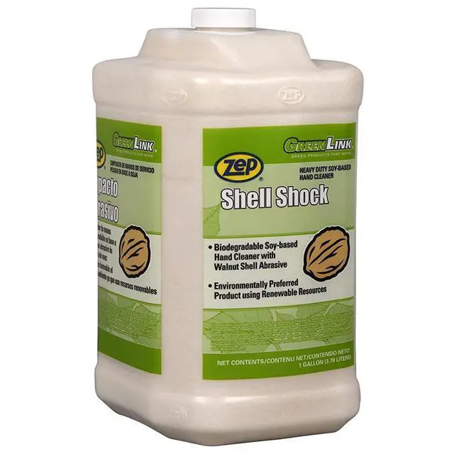 Alt view image 2 of 6 - Shell Shock Industrial Hand Cleaner - 1 Gallon (Case of 4) - 318524 - Made With Biodegradable Soy and Walnut-Based Formula For An Exceptional Clean